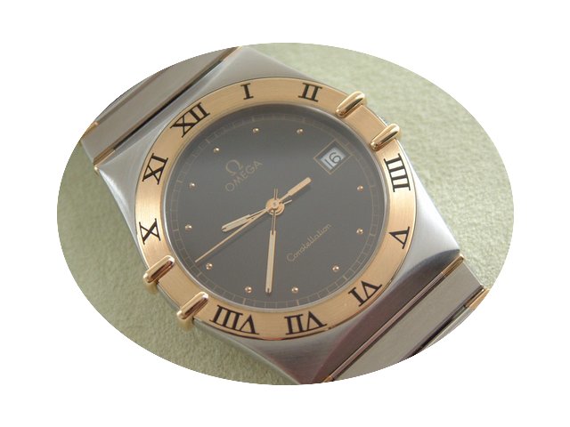 Omega Constellation Stahl / Gold Herrenu...