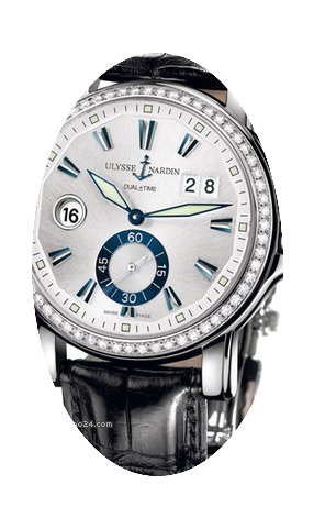 Ulysse Nardin GMT Big Date Silver Dial S...