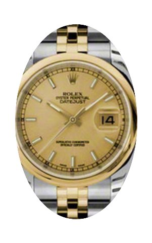Rolex Datejust 36 116203-GLDSDJ Champagn...