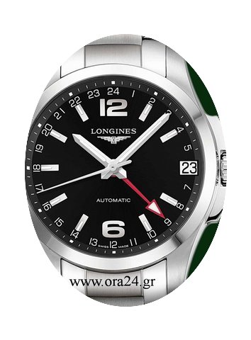 Longines Conquest GMT Automatic 41mm Bla...