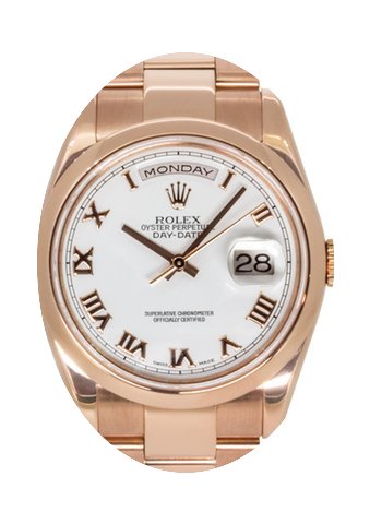 Rolex Oyster Perpetual Day-Date Rose Gol...