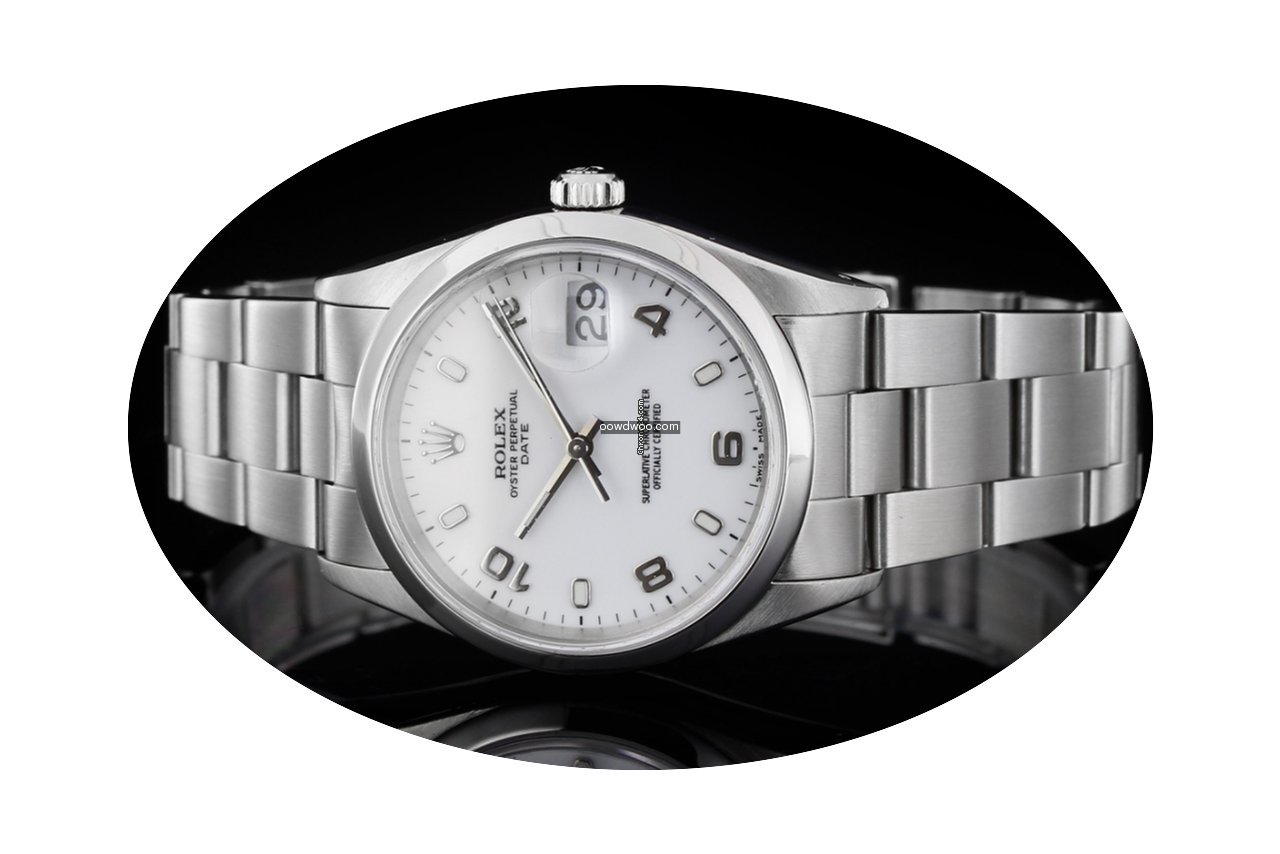Rolex Date (34mm) Ref.: 15200 aus 1991 m...