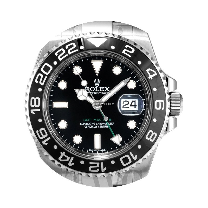 Rolex GMT-Master II Black/Steel Ø40mm -...