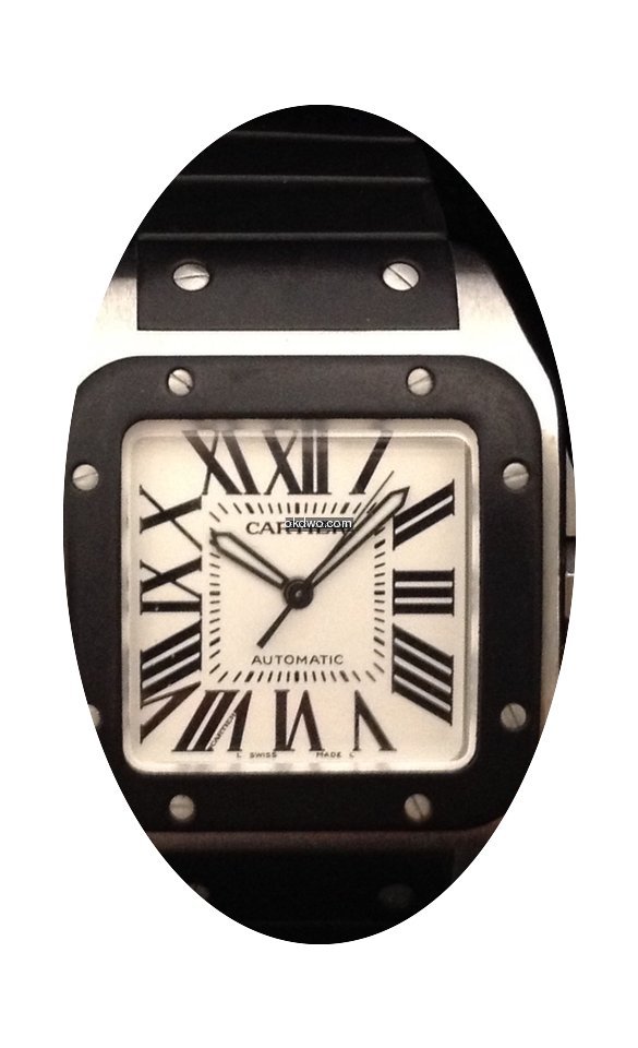 Cartier Santos 100 gomma...