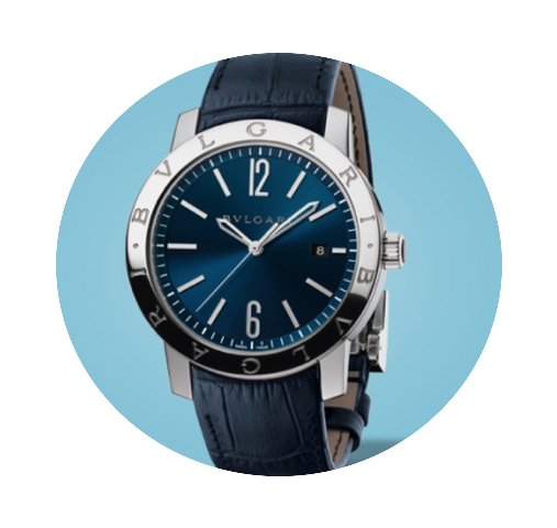 Bulgari BVLGARI SOLOTEMPO Index blau Led...
