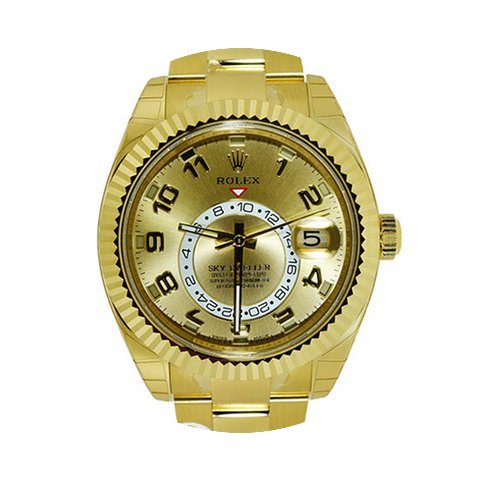 Rolex SkyDweller - 18K Yellow Gold Oyste...