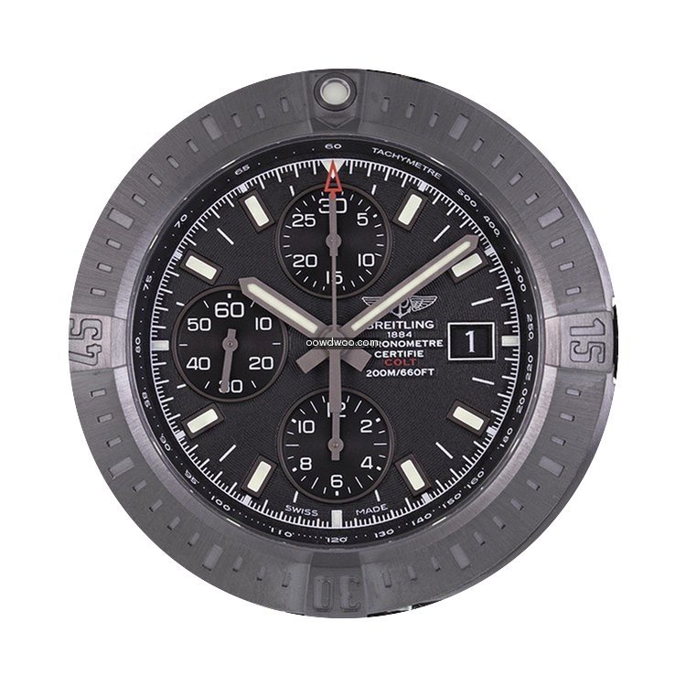 Breitling Colt 44 Chronograph Black Stee...