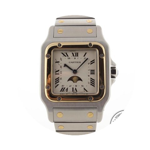 Cartier Santos Galbée mit 2 Jahren Gara...